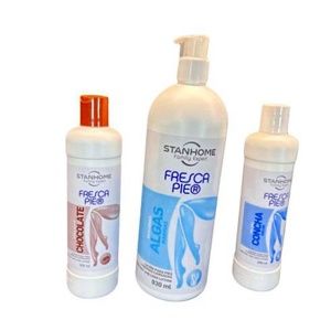 STANHOME FRESCA PIE SEAWEEDS 930ml NACRE SHELL 300ml CHOCOLATE 300ml FEETLOTIONS